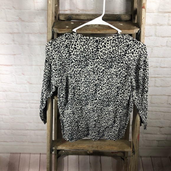 Silx Button Up Cheetah Print Top - Picture 3 of 3